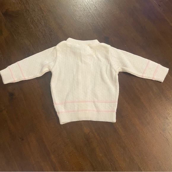 Vintage Baby Kisses 6-9 months cardigan blocks and rattle - Picture 4 of 4